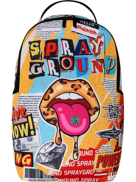 Sprayground Lips Magazine Collage Multicolour Backpack