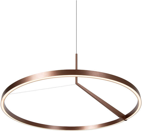 Lucide Lightning Applause Pendant Light Brown 80x80cm