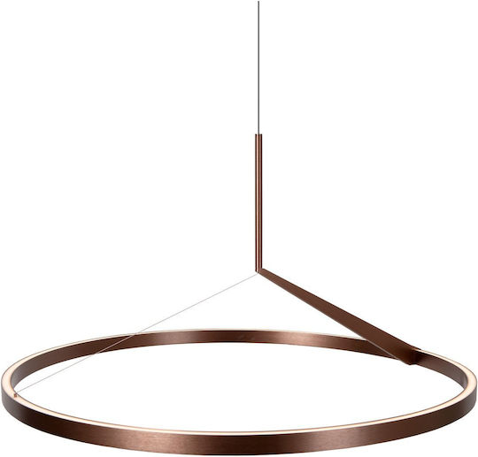 Lucide Lightning Applause Pendant Light Brown 80x80cm