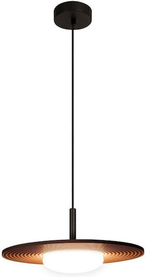 Lucide Lightning Carmino Ceiling Light Orange LED with Warm White Light 38.7x38.7cm
