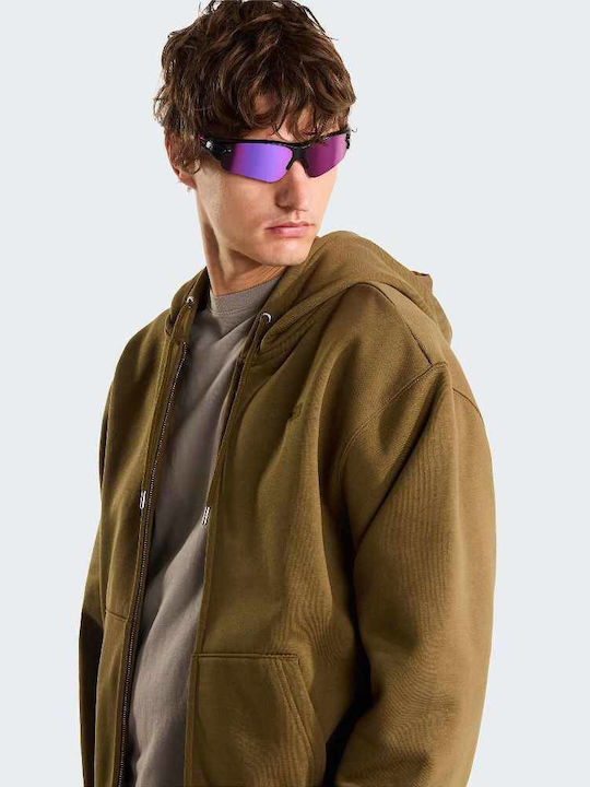 Ζακέτα με Κουκούλα Khaki