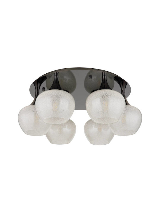 Globo Lighting Ceiling Mount Light Transparent with Socket E27