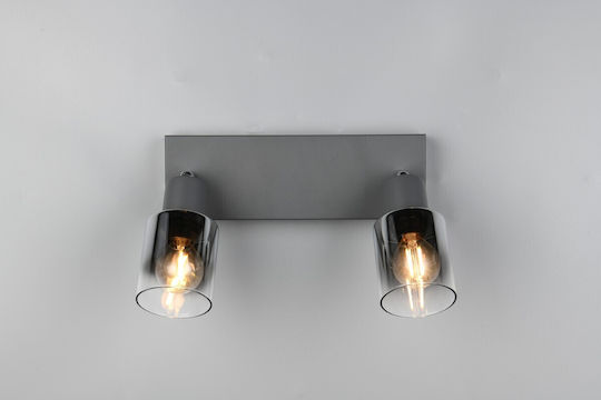 Trio Lighting Таванно осветление 27бр Сив с Фасунга E14
