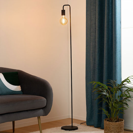 Keli Vintage Φωτιστικό Δαπέδου Υ150xΜ20εκ. με Ντουί για Λαμπτήρα E27 Μαύρο
