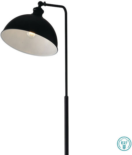 Fan Europe Charleston Vintage Floor Lamp H165xW40cm. with Socket for Bulb E27 Black