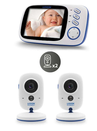 Luvion Platinum 3 Plus Monitor pentru bebeluși cu Audio bidirecțională și Cântece de leagăn