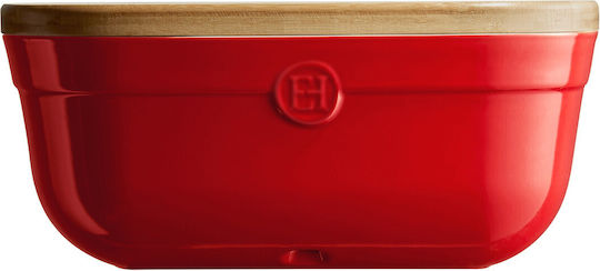 Emile Henry Bread Box with Lid Ceramic 35.5x25cm
