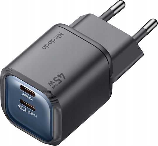Mcdodo Încărcător Auto Cu Mufă De Brichetă 10.5W 2.1A Încărcare Rapidă Cu Porturi 1xUSB-A 2xUSB-C Culoare Neagră