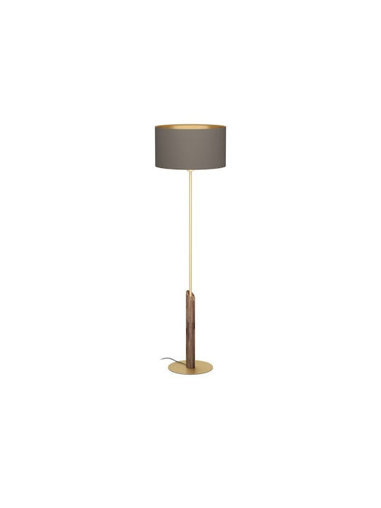 Eglo Santandria Floor Lamp H160xW30cm. with Socket for Bulb E27 Brown