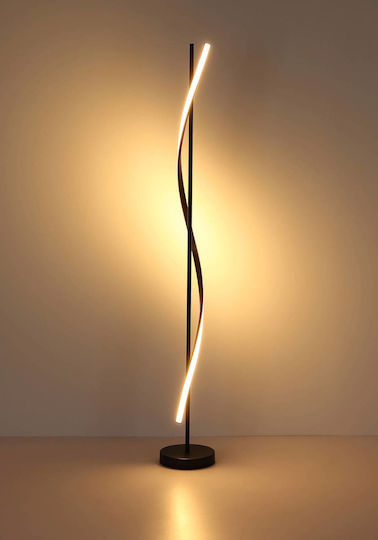 Globo Lighting LED Φωτιστικό Δαπέδου Υ150.7εκ. με Θερμό Λευκό Φως 3180lm Μαύρο