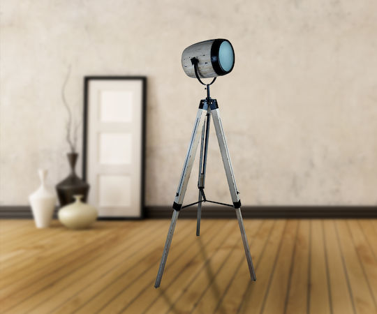 Luma Vintage Floor Lamp Height 160cm Light Grey Luma Vintage Floor Lamp Height 160cm Light Grey