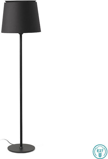 Faro Barcelona Savoy Stehleuchte H160xB42cm. mit Fassung für Lampe E27 Schwarz