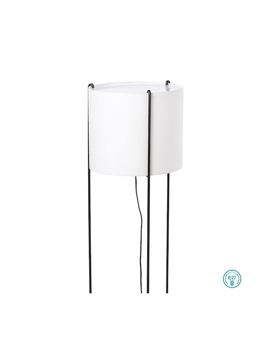Faro Barcelona Drum Подова Лампа с Цокъл за Крушка E27 Черен