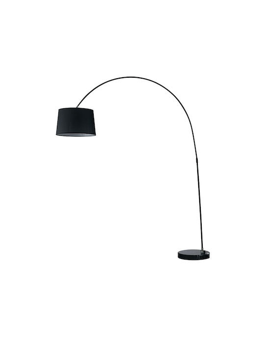 Fan Europe Dream Floor Lamp Y205xH35cm with E27 Lamp Bulb Base Black