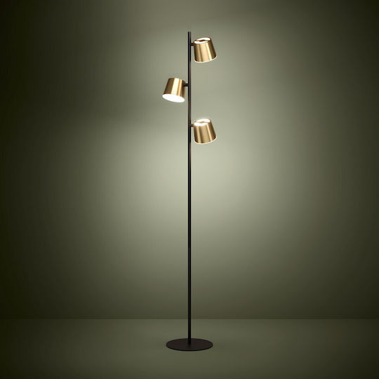 Eglo Altamira Floor Lamp H158.5xW26cm. with Socket for Bulb GU10 Gold
