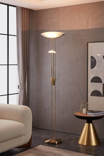 Eglo Baya Floor Lamp Height 180x44cm with Lamp Bulb Base R7S Oxidized