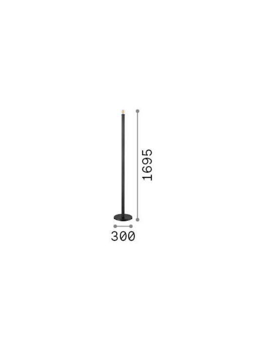 Ideal Lux Φωτιστικό Δαπέδου Υ169.5xΜ30εκ. με Ντουί για Λαμπτήρα E27 Λευκό
