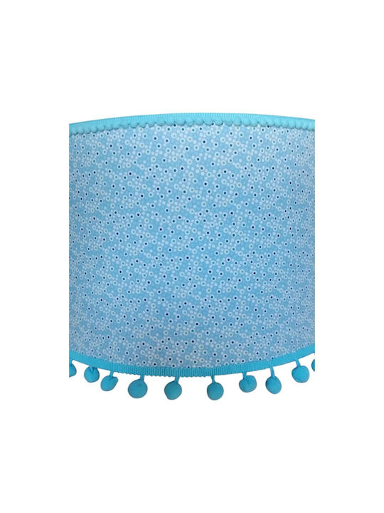 Oxygen Blue Flower Floor Lamp with Socket for Bulb E27 Blue