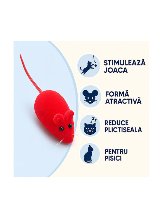 Mouse Toy Sound Cats Red