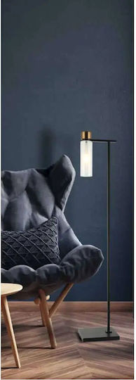 Zambelis Lights Floor Lamp H110xW24cm. with Socket for Bulb E14 Black
