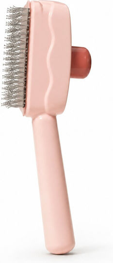 Dog Brush for Fur Cleaning Pink