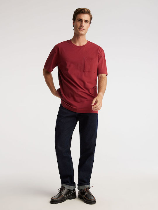 Tricou PIQ POCK Burgundy