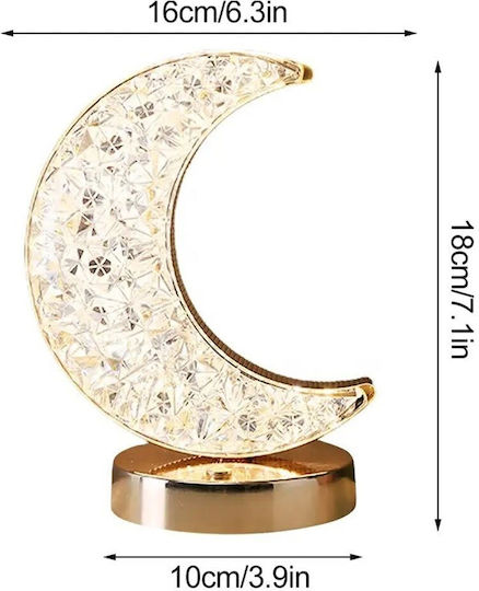 Andowl Qd003y Lustră Decorativă Lumină de Lună Auriu