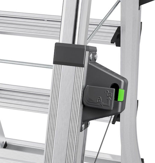 Hailo Aluminum Ladder with 2x6 Steps