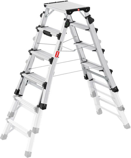 Hailo Aluminum Ladder with 2x6 Steps