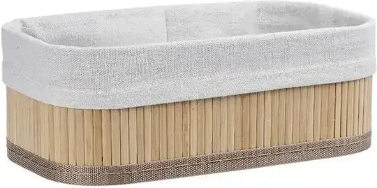 Set Coșuri Decorative Din Bambus Bej 3 Bucăți