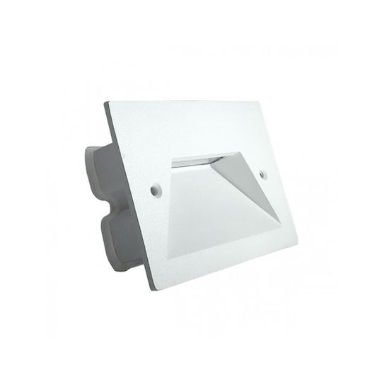 Universo Illuminazione Стенни Външни Таванна Лампа LED IP65 3W с Топло Бяло Осветление 11.5x8x3.4см Universo Illuminazione Стенни Външни Таванна Лампа LED IP65 3W с Топло Бяло Осветление 11.5x8x3.4см