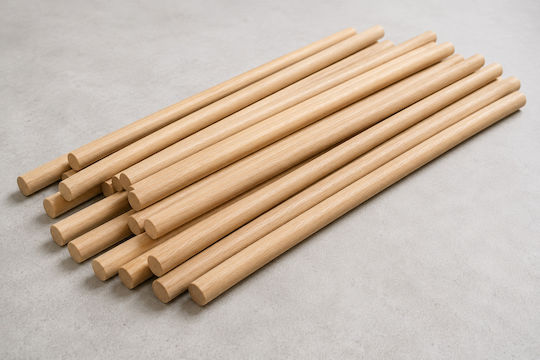 Hölzernes Stange 1,20 m Ø30 mm Pro-fit
