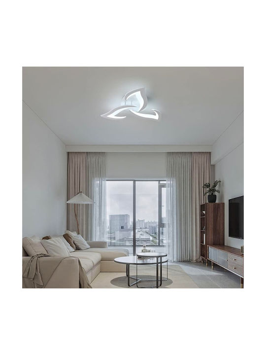 Lightplanet Plafonieră de Tavan 58buc Bej cu LED Integrat și Telecomandă