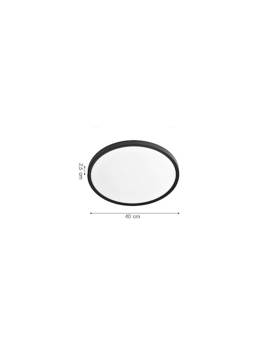 Inlight Таванно осветление 40бр Бяла с Вграден LED