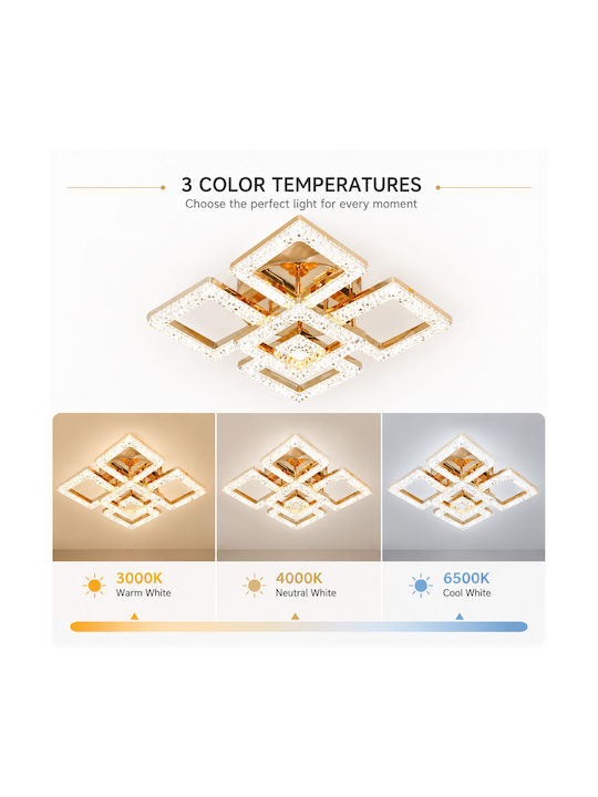 Lightplanet Plafonieră de Tavan cu LED Integrat și Telecomandă