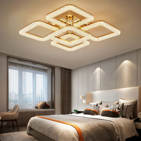 Lightplanet Πλαφονιέρα Οροφής με Ενσωματωμένο LED και Τηλεχειριστήριο