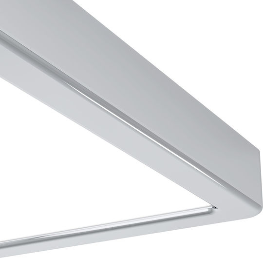 Eglo Bathroom Ceiling Light 22cm Silver with Integrated LED