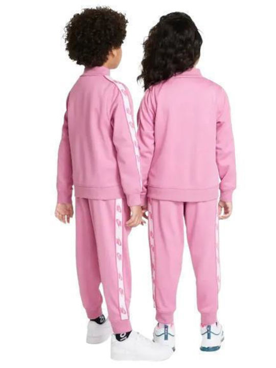 Nike Nkn Kids Sweatpants Set Dri-Fit With Jacket Pink 2 Pieces