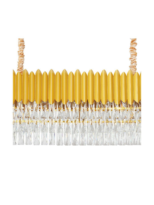 Artekko Chandelier Ø100cm with Transparent Crystals 023-3279