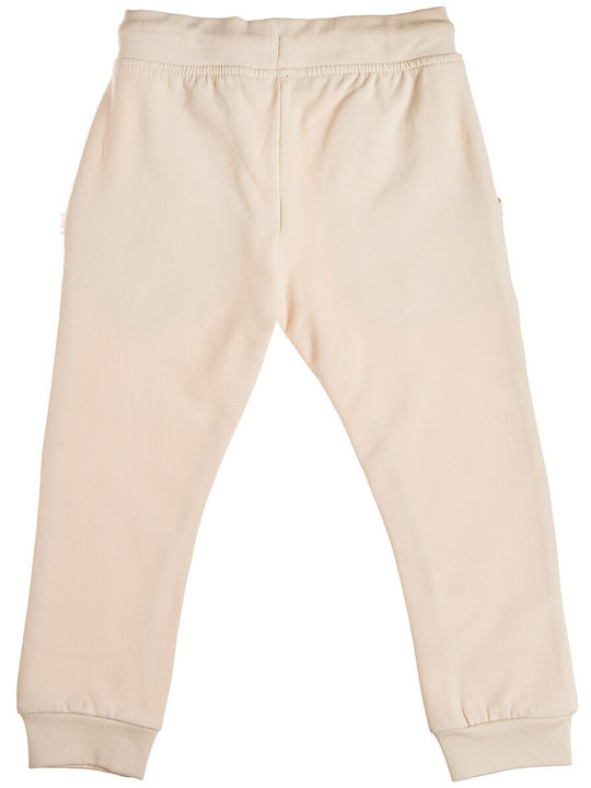 Kids Sweatpants Set With Top Pink