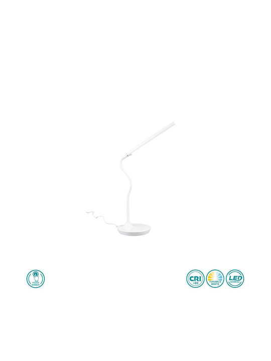 Trio Lighting Επιτραπέζιο LED Φωτιστικό Γραφείου σε Λευκό Χρώμα