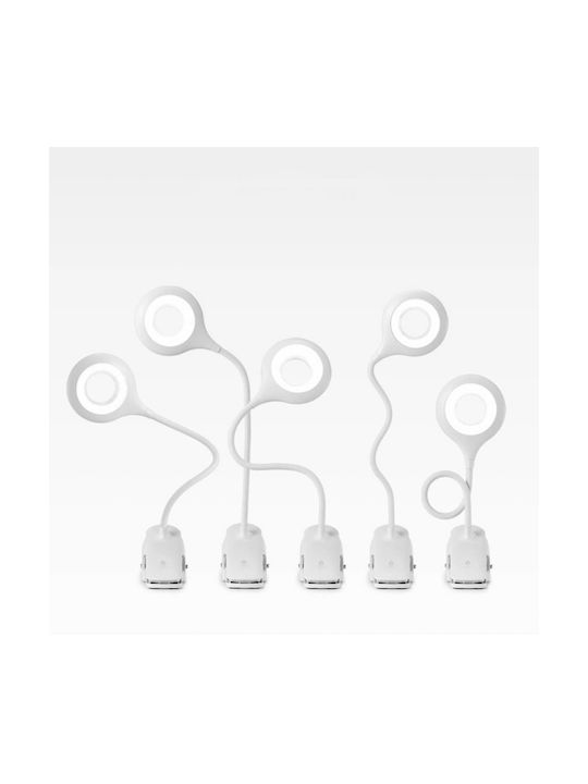 Wozinsky Wiederaufladbar LED Schreibtischlampe in Weiß Farbe