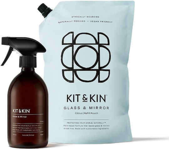 Kit & Kin Резервна част за Течен Почистващ Препарат за Стъкла 1 л