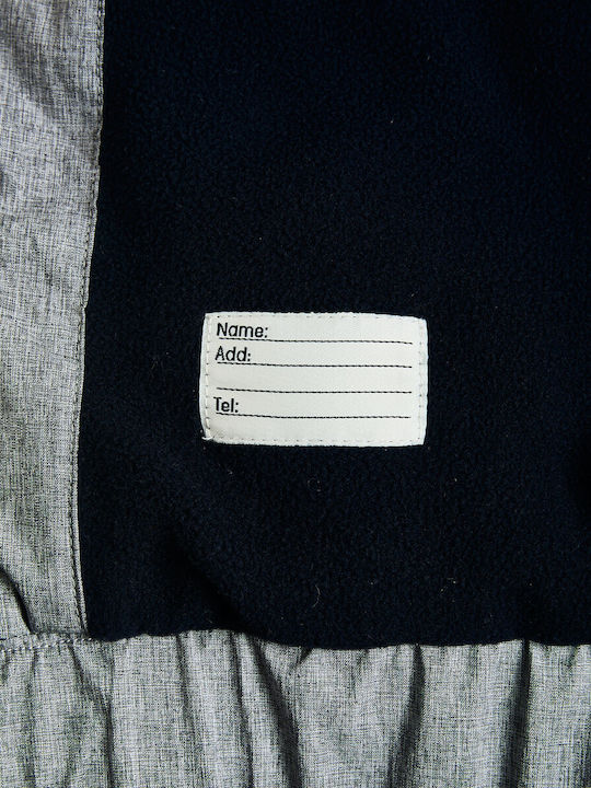 Waterproof Kids Casual Sleeveless Short Jacket with Lining Grey