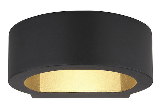 Globo Lighting Wall-Mounted Outdoor Ceiling Light LED IP54 7W with Warm White Light Double Beam 16x5.5εκ.