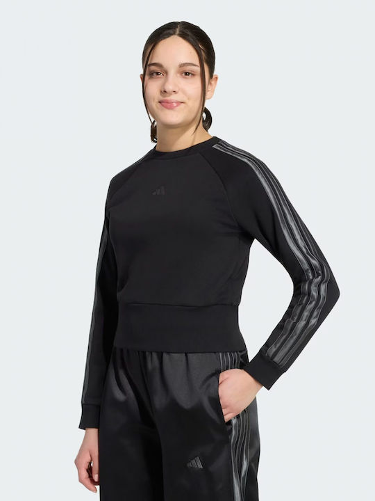 Παιδική Μπλούζα Μακρυμάνικη Black Junior Girl Satin