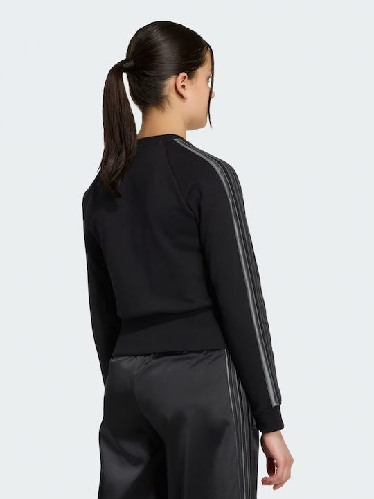 Παιδική Μπλούζα Μακρυμάνικη Black Junior Girl Satin