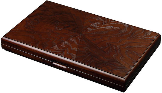 Philos Games Wooden Backgammon with Pawns 49x60cm