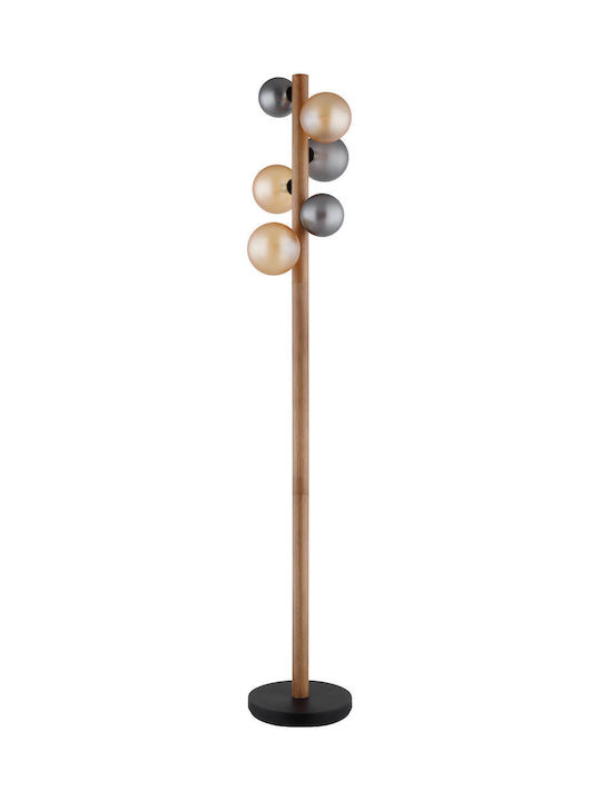 Globo Lighting Floor Lamp H150cm Black