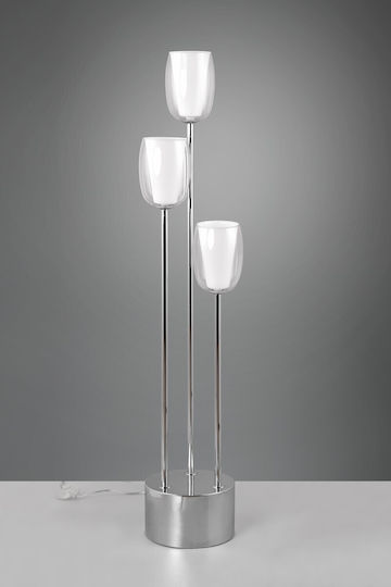 Trio Lighting Floor Lamp with Socket for Bulb E14 Silver